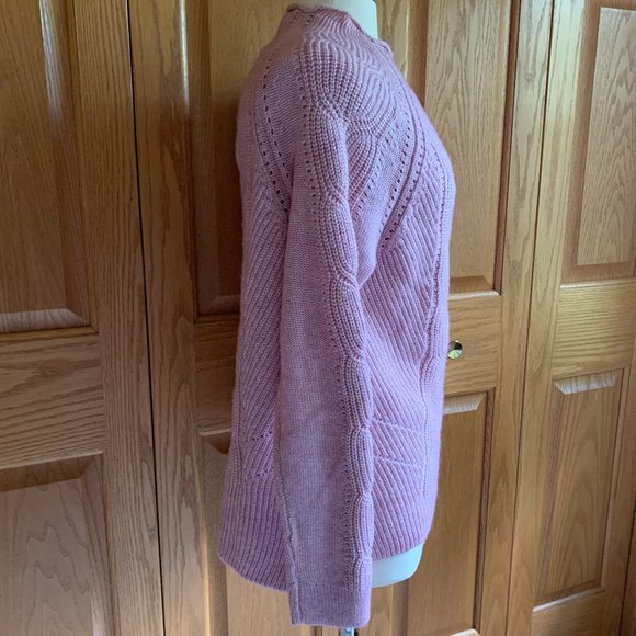 TALBOTS - Pointelle Detail Mockneck - NEW with Tag - Picture 6 of 10